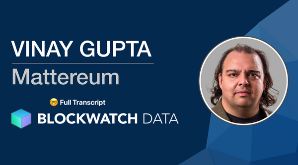 Full Interview Transcript - Vinay Gupta on Blockwatch Podcast